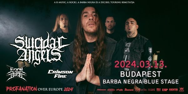 Suicidal Angels: headliner turné budapesti állomással!